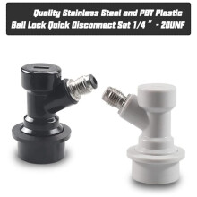 2 Pair Lock MFL Gas&Liquid Beer for Keg Quick Disconnects Set