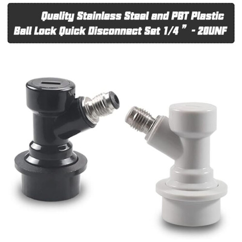 2 Pair  Lock MFL Gas&Liquid Beer for Keg Quick Disconnects Set