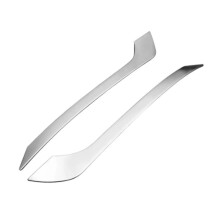 Car Rear Fog Light Trim Strips Fog Lamp Decoration Cover Stainless Steel Exterior Accessories for Model 3