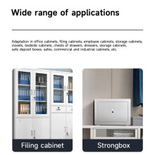 Rechargeable Fingerprint Lock Child Safety Lock Cabinet Fridge Drawer Door Lock StainlessSteel Cable for Home Security,A