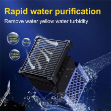 2 St. Vattenfilter för Häst, Akvarium/Poolfilter med Aktivt Kol och Bomullsfilter, Vattenrenare