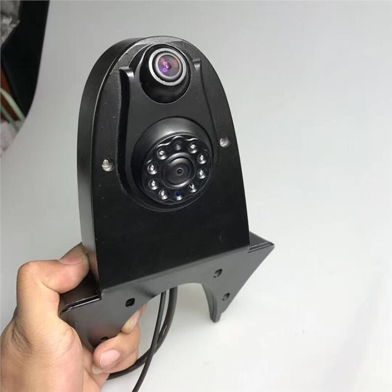 Camera Backup Reverse Rear View 2 in 1 Universal Cargo Van 3Rd Brake Light Dual Camera for Sprinter ...