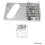 1 Pcs 32MM Width Control Plate & 1 Set Vintage Style 6 Strings Saddle Top Loader Bridge 6