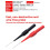 10Pcs Diagnostic Tools Multimeter Test Lead Extention Back Piercing Needle Tip Probes Autotools Automotive Kit 0.7MM 7