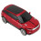 Mouse da gioco 3D a forma di auto 1600 DPI rosso USB 14