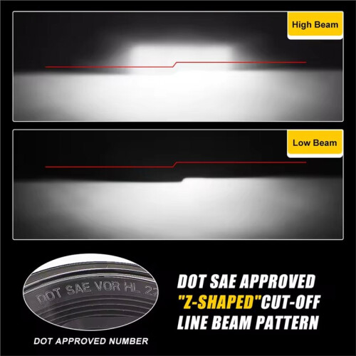 7" LED Motorcycle Headlight with DRL for  Davidsion     JK Chevy 1