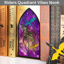 Geïnspireerde Boekenhoek - Fantasy Draak Merchandise Boekenplank Decoratie voor Boekenliefhebbers, Cadeaus voor Boekenverzamelaars en Bibliotheek