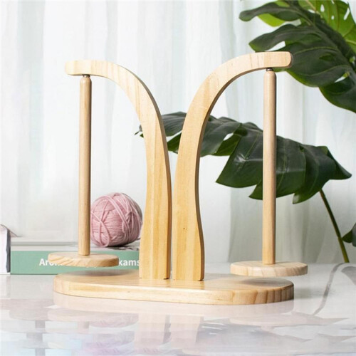 Rotating Yarn  Holder Spinnings Knitting Tools Crochet Yarn  Storage Rack Magnetic Thread Spool Wool Spinner2pc 2