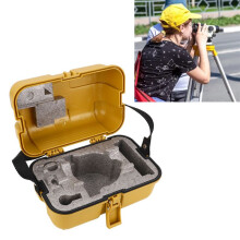Leveling Instrument Case Single Lock Plastic Total Station Level Storage Box for Surveying Equipment Case Yellow
