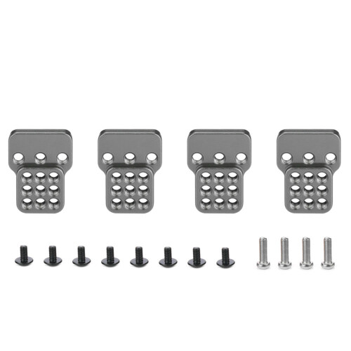 2 Set RC Car Part: 1 Set Climbing Trailer Tow Hook Hooks Buckle & 1 Set Adjustable  Bracket Extender 2