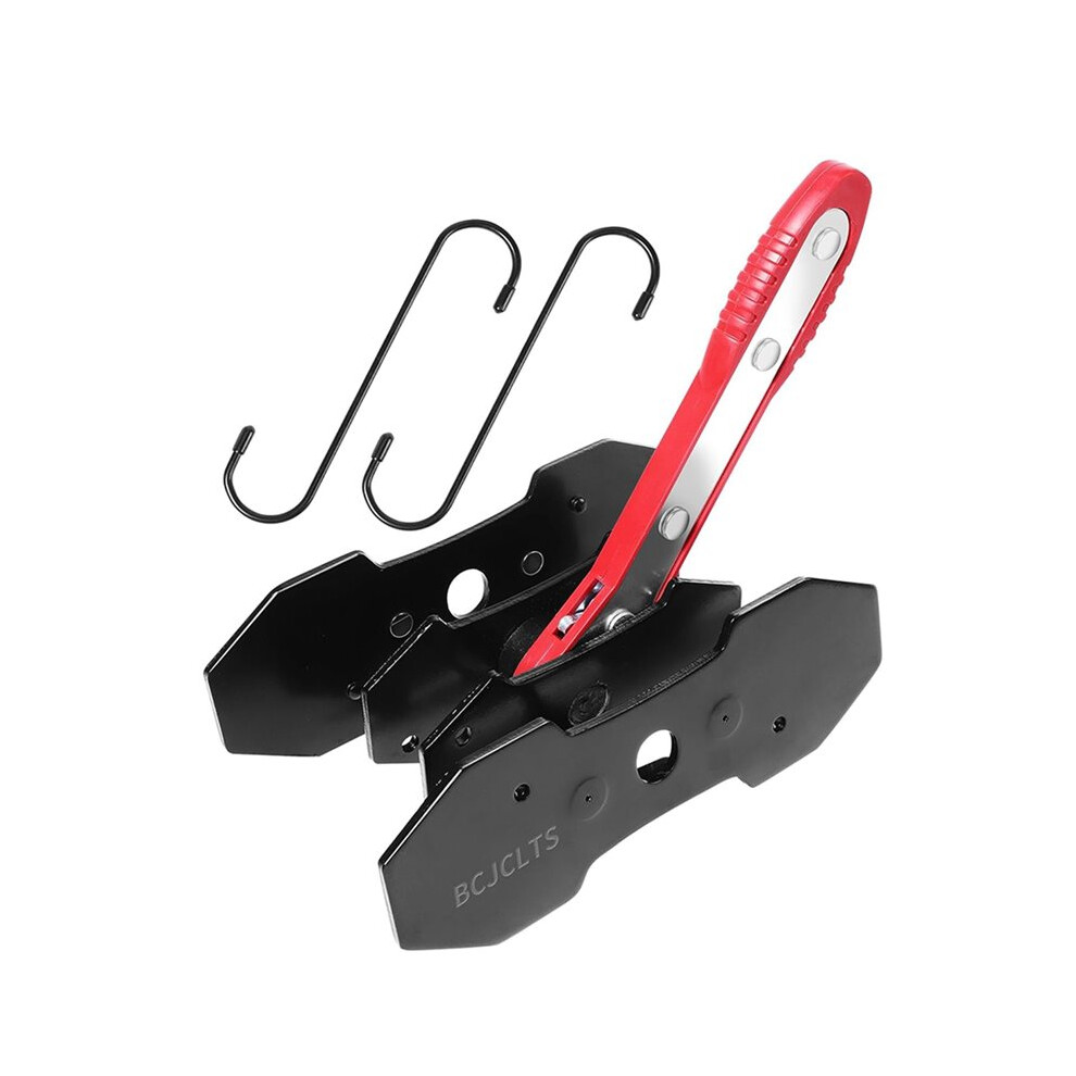 Brake Tools Caliper Piston Compressor Tool, Brake Caliper Compression Tool Kit With 2 Hooks, Large Disc Brake Repair Red 4714077273446
