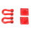 2 Set RC Car Part: 1 Set Climbing Trailer Tow Hook Hooks Buckle & 1 Set Adjustable  Bracket Extender 7