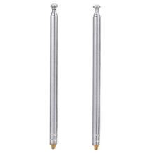 2X RC Model Car 5 Silver 5 Section 3 mm External Threaded Expansion Antenna
