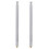2X RC Model Car 5 Silver 5 Section 3 mm External Threaded Expansion Antenna 1