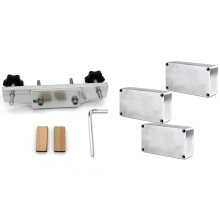 Guitar Bridge Clamp Guitar Bridge Bonding Tool with 3PCS 1590B Style Guitar Effects Pedal Stomp Box Enclosure