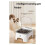 New  Control Pet Induction Feeder Automatic Induction Cover Opening Moisture-Proof Neck Protection Grey 8