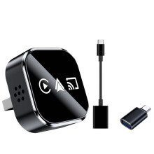 3 w 1 Bezprzewodowy Adapter Carplay Mirror Link Carplay dla Android Auto USB Dongle Przewodowy Carplay do Bezprzewodowego Podłącz i Graj A