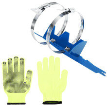 Agitador y Mezclador de Pintura para Sierra Recíproca. Accesorio para Agitar Latas de Aerosol. Compatible con Latas de 2 A 3 Pulgadas. Color Azul.