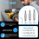 Self Centering Drill Bit Set - 3/32", 7/64", 9/64" Self Centering Drill Bit for Woodworking Door & Window Installation 2