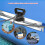 4pcs Kayak Track Mount Vertical Tie Down for Cooler & Accessory Security 4
