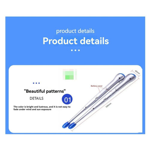 A Pair Electronic Induction Rhythm Music Drum Stick Percussion Instrument Practice Set(Does Not Include Battery)
