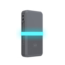 SIKAI CASE for UGREEN 145W 25000mAh PowerBank Anti-Slip Shockproof Protective Cover Full Port Access Button Protection Gray