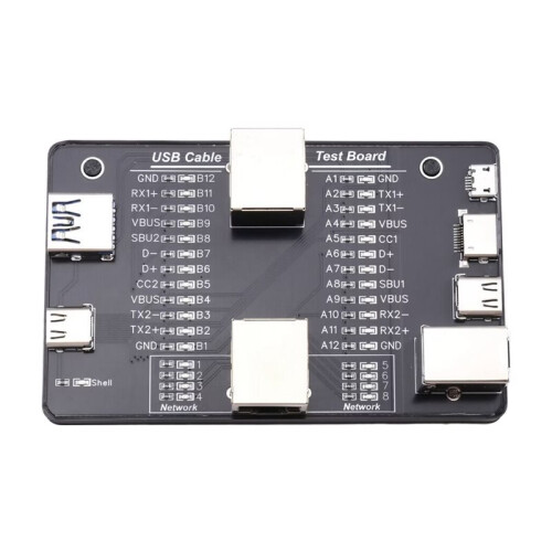 Multifunctional Data Cable Tester USB Data Cable Testing Type-C Testing Board for Android/IOS Fast Charging Cables