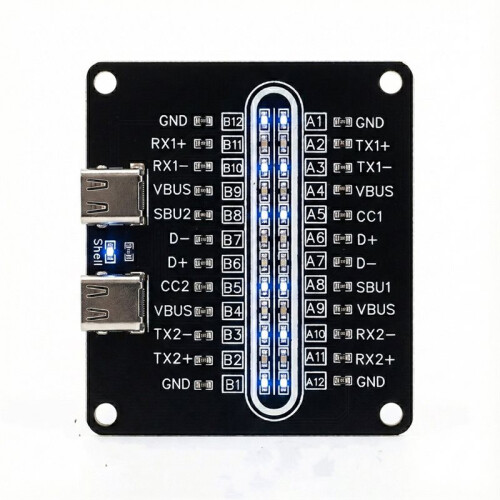 Type-C Data Cable Testing (C to C, Android/IOS Fast Charging Cable Testing) USB Short Circuit  Test Board