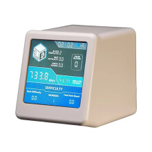 Solohash  TV 730 KH/S Hashrate ESP32 WiFi BTC SOLO Lotterys Miner Low Power Silent Operation Desktop Clock