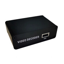 4K H.264 H.265 Network Video Decoder -Compatible HD 1080P Decoder USB Decoding RTMP RTSP UDP Decoder EU PLUG