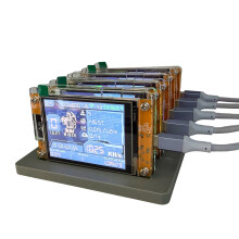 5X 1030KH/S NMMiner NerdMiner+5 Slots Base Bitcoin Crypto Solo Miner 2.8 Inch  Display Upgraded Harshrate Home BTC
