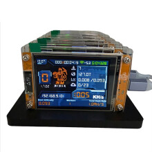 7000KH/S NerdMinerNMMiner+7 Slots Base Upgraded Harshrate 2.8 Inch  Display Bitcoin Crypto Solo Miner Home BTC