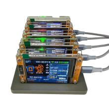 5x 1060KH/S NMMiner NerdMiner + 5 Sleuven, Basis Geüpgradede Harshrate Bitcoin Crypto Solo Miner, 2,8 Inch  Display, Thuis BTC