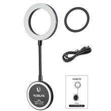 VLOGLITE Fill Light for LED Phone Light Attachment Selfie Ring Light Brightness Adjustable for Smartphone Vlogs