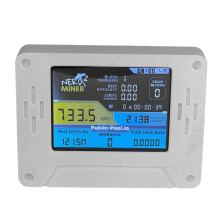 735Kh/S NMMiner NerdMinerV2 BTC Solo Miner 2.8 Inch  Touch Screen Upgraded Bitcoin Crypto Miner for Home Office