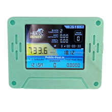 735Kh/S NerdMinerV2 NMMiner BTC Solo Miner 2.8 Inch  Touch Screen Upgraded Bitcoin Crypto Miner for Office Home