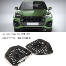 Fog Lamp Frame Front Bumper Air Guide Grille for Q5 Q5 Sportback Q5 PHEV SQ5 2021-2025 80G807679Q 80G807680Q