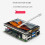 3.5 Inch Touch Screen for Raspberry Pi 480x320 TFT LCD SPI Interface 50 FPS Module with for RPi5 Metal Case 4