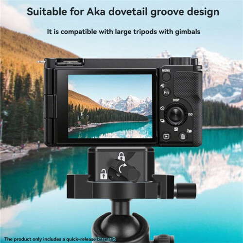 Gimbal Stabilizer Quick Release Plate Clamp Instant Camera Mounting Video General Tripod Fast  Kit 1