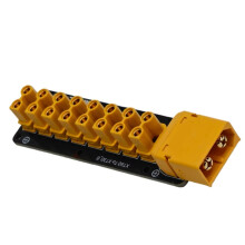 XT60 to 8-Channel XT30 PDB 100A Max Load Current Power Distribution Board for RC Car/Boat/Submarine No Base