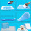 200 Pack Puppy Training Pads Super Absorbent Leakproof 2