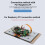 For Raspberry Pi 7 Inch  1024x600 Display IPS Capacitive Touch Screen Without Case for Raspberry Pi 5/4B 7