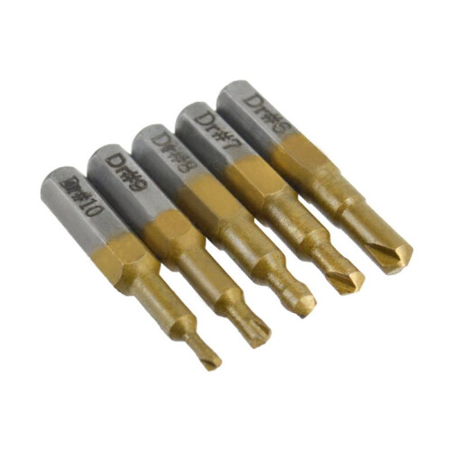 Titanium Screw Extractor Set for Stripped, Broken, Damaged Screws - 22 Pc, Remover Kit with Drill Bits, Extractors 1