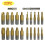 Titanium Screw Extractor Set for Stripped, Broken, Damaged Screws - 22 Pc, Remover Kit with Drill Bits, Extractors 3