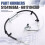 New Left Front Brake Hose Cable/Front Brake  68171943AB,68171943AC for   JK 4