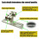 Load-Bearing T-Type Pulley Push-Pull Pulley Track Hardware T-Type Pulley Assembly Wheel Trolley Assem 4