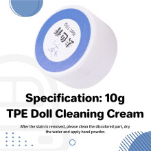 TPE Doll Cleaning Cream,Silicone TPE Doll Color Remover, Reborn Doll Body Cleanser, Restored to Its Original Color 10g