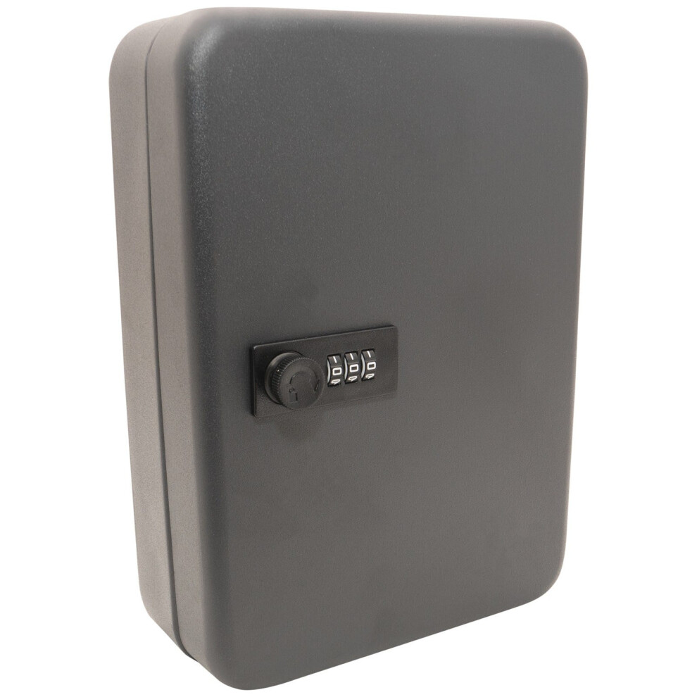 3 Digit Combination Key Storage Safety Box With 48 Hooks & Colour Coded Tags 5021196009382
