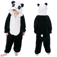 (Panda,110cm)Pijama de flanela animal infantil cosplay bonito Onesie roupa de dormir festa casa lounge wear