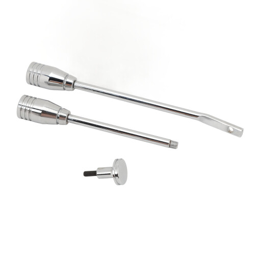 Warnblinkhebel Kit Edelstahl 17,8 cm Länge